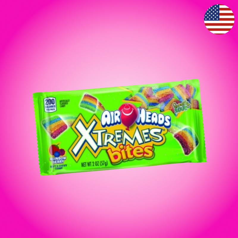 USA Airheads Xtreme Bites Rainbow Berry 57g