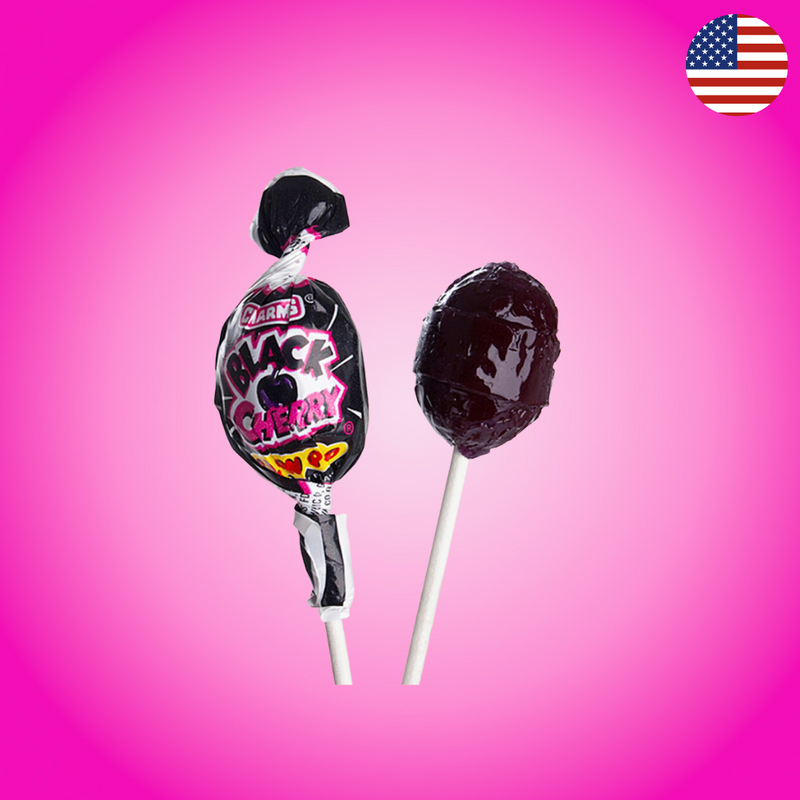 USA Charms Blow Pop Black Cherry Flavour Lollipop 18.4g