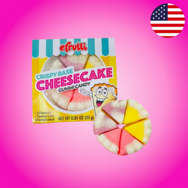 USA E-Frutti Crispy Base Cheesecake Gummi Candy 23g