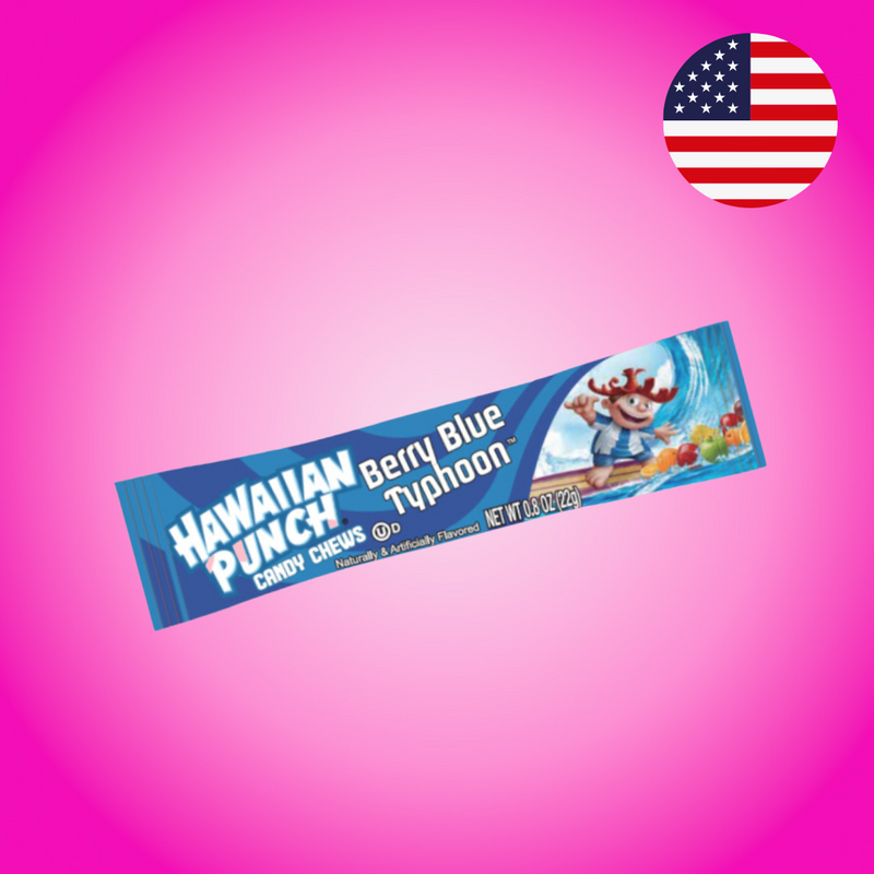 USA Hawaiian Punch Chew Bar Berry Blue Typhoon 23g