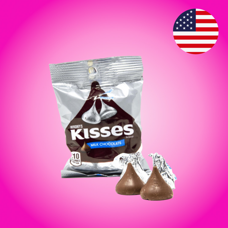 USA Hershey's Kisses Milk Chocolate Peg Bag 43g