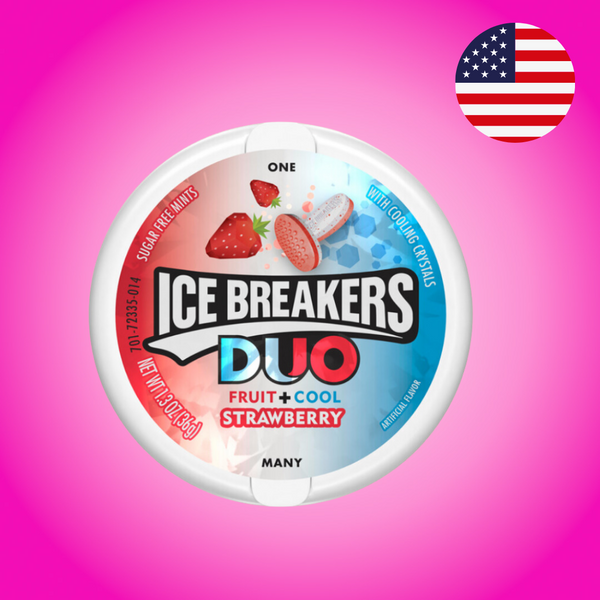 USA Ice Breakers Duo Mints Strawberry 42g