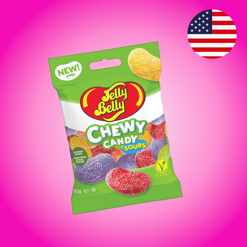 USA Jelly Belly Chewy Candy Sours 60g