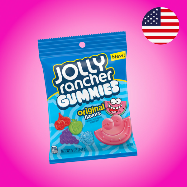 USA Jolly Rancher Gummies Original Flavours Peg Bag 184g