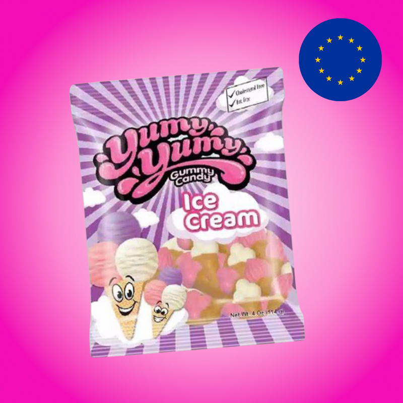 Yumy Yumy Gummy Candy Ice Cream Cones 114g (EU)