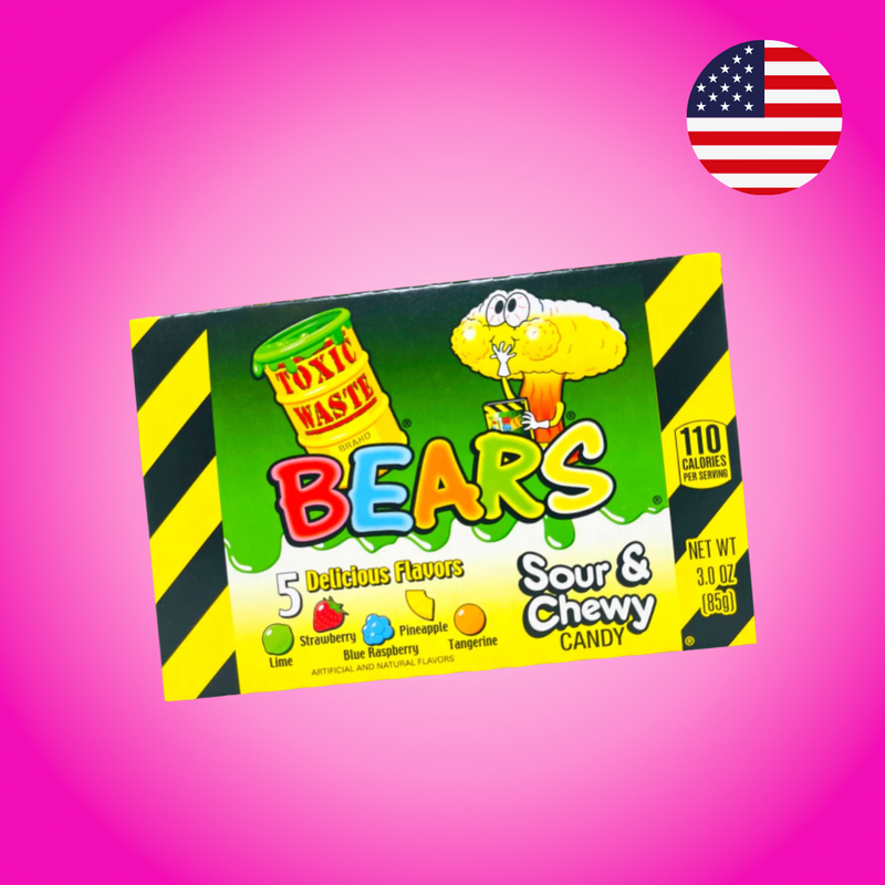 USA Toxic Waste Bears Theatre Box 85g