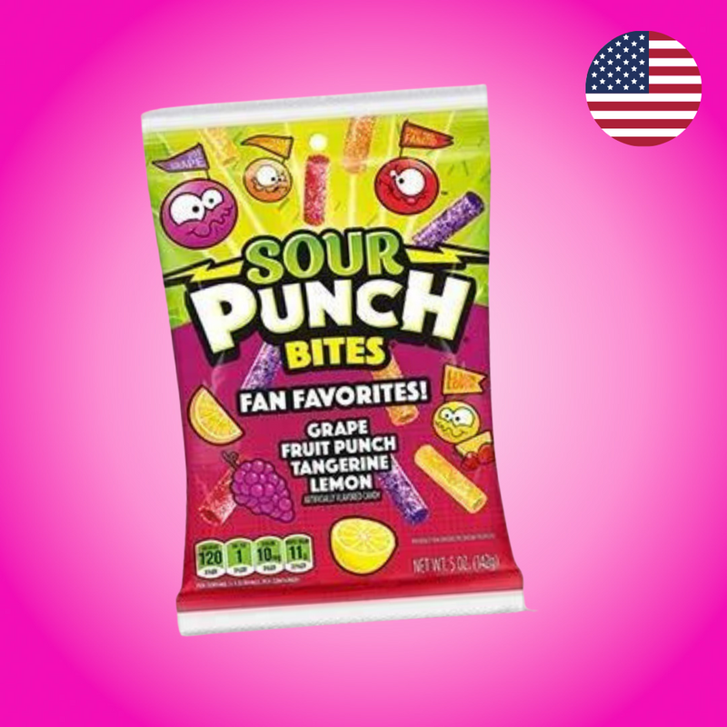 USA Sour Punch Bites Fan Favorites