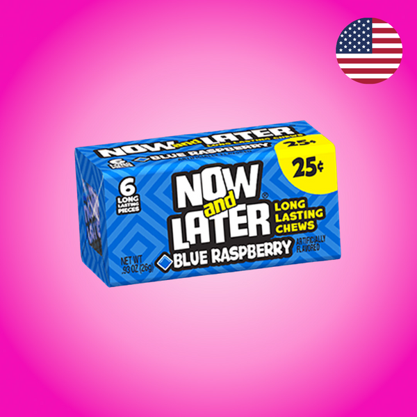 USA Now And Later Blue Raspberry 26g