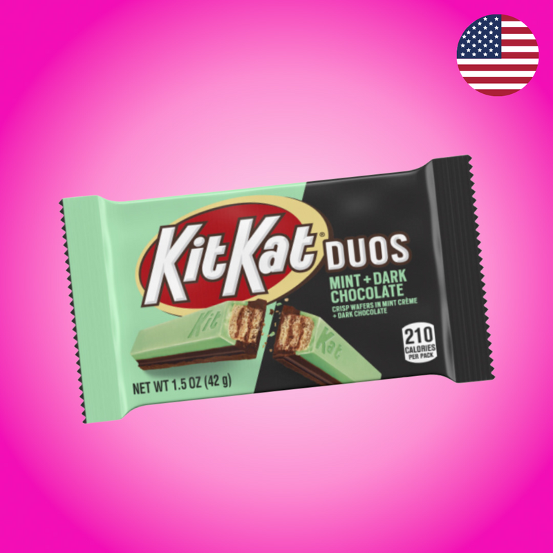 USA KitKat Duos Mint + Dark Chocolate 42g