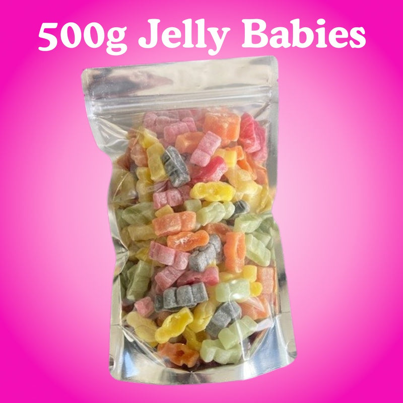 Dusted Jelly Babies 500 gram Grab Bag