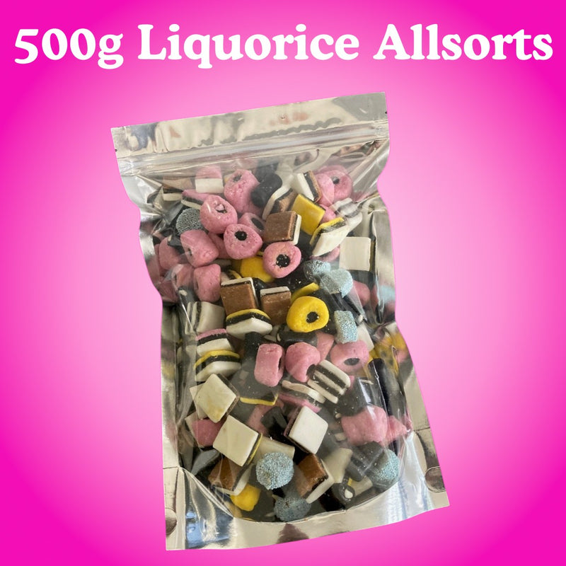 Liquorice Allsorts 500 gram grab bag
