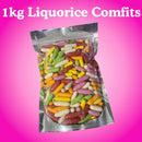 Liquorice Comfits 1kg Grab Bag