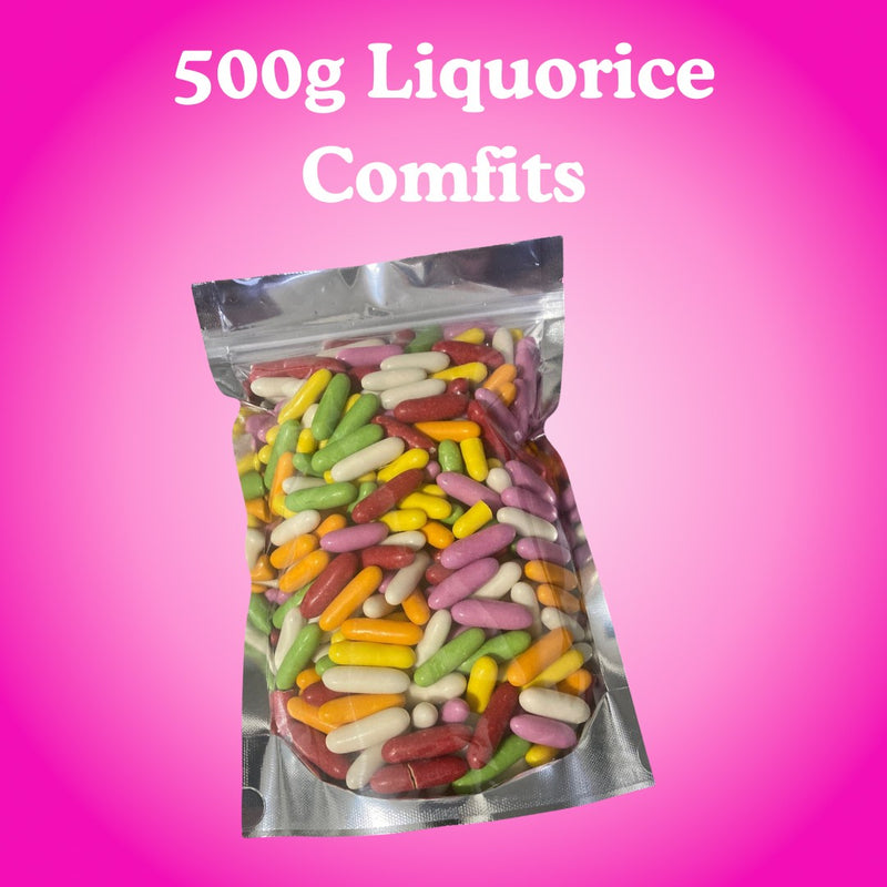 Liquorice Comfits 500 gram Grab Bag