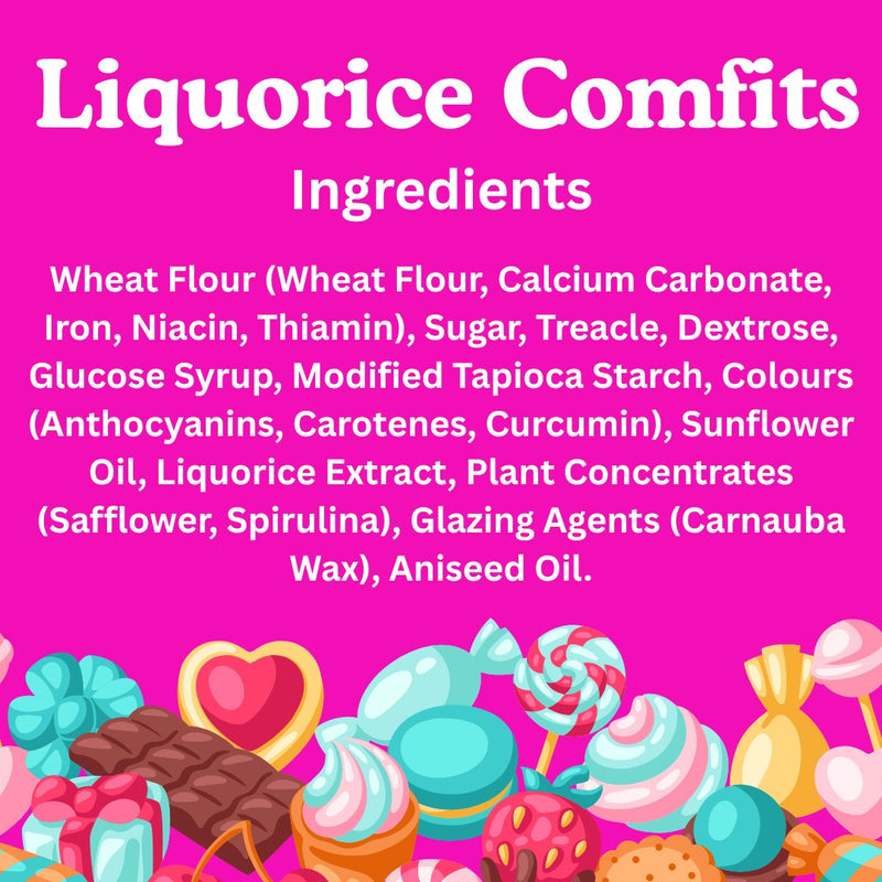 Liquorice Comfits 500 gram Grab Bag