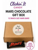 Mars Chocolate Postal Box - 12 X Mars Bars Per Box