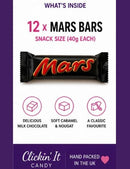 Mars Chocolate Postal Box - 12 X Mars Bars Per Box