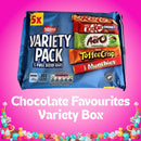 Nestle Variety Pack Chocolate Bar Multipack 218g containing 5 Full Sized Bars -Rolo, KitKat, Toffee Crisp, Munchies and Aero