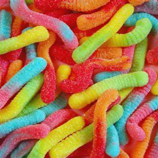 Groovy Sweets Pick N Mix Grab Bag - Neon Worms 250g