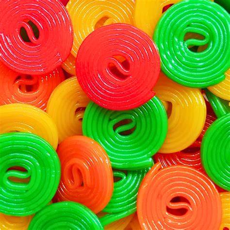 Groovy Sweets Fruit Wheels 250g Grab Bag