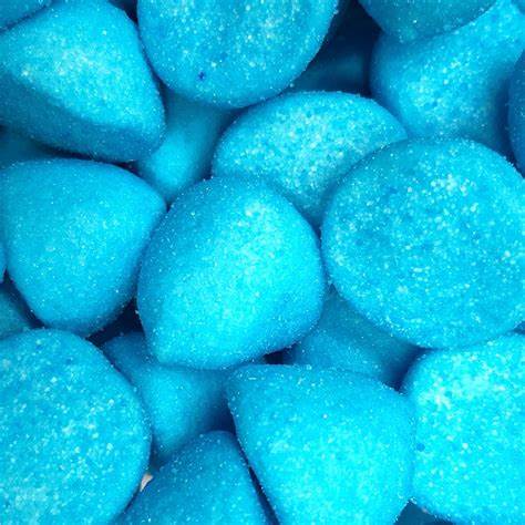Groovy Sweets Blue Strawberry Paint Balls Grab Bag 200g