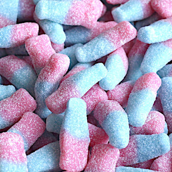 Groovy Sweets Pick N Mix 1KG Grab Bag - Fizzy Bubblegum Bottles