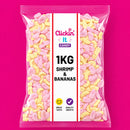 Foam Shrimps & Bananas 1KG Grab Bag