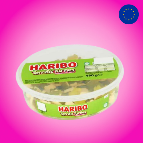 Haribo Pick N Mix Tub 480g - Terrific Turtles Bubblegum Flavour