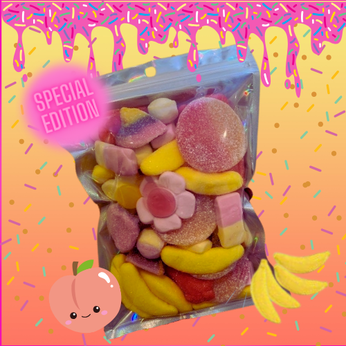 Special Edition Groovy Sweets Pick N Mix Grab Bag - Tutti Frutti - 250g