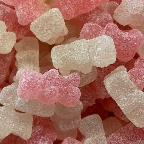 Groovy Sweets Pick N Mix Grab Bag - Pink & White Sugar Bears 250g