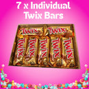 Cadbury Twix Chocolate Postal Box - 7 X Cadbury Twix Bars Per Box