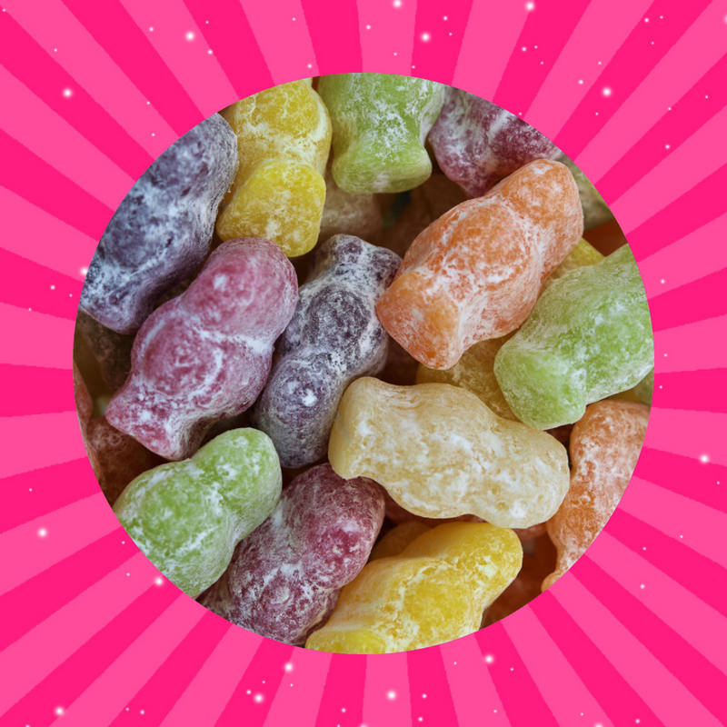 Groovy Sweets Pick N Mix Grab Bag - Dusted Jelly Babies 250g