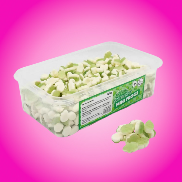 Crazy Candy Factory Pick N Mix 1KG Tub - Mini Frogs