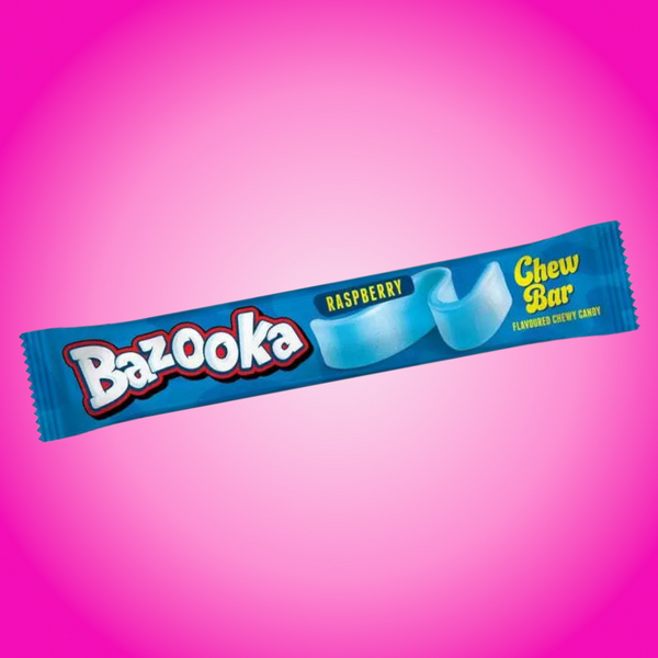 Bazooka Chew Bar Blue Raspberry