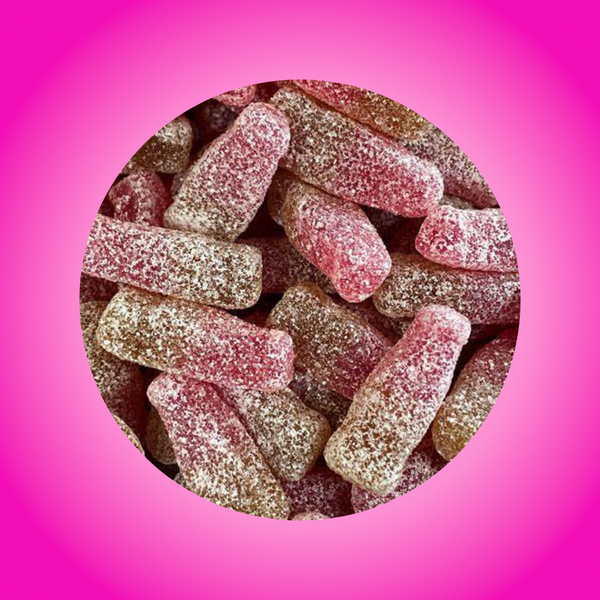 Groovy Sweets Pick N Mix Grab Bag - Fizzy Cherry Cola Bottles 250g