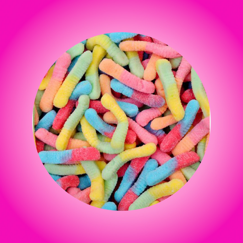 Groovy Sweets Pick N Mix Grab Bag - Neon Worms 250g