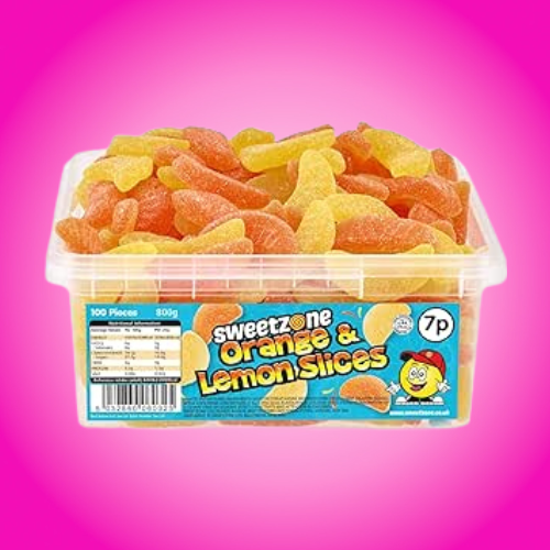 Sweetzone Pick N Mix Tub 805g - Orange & Lemon Slices