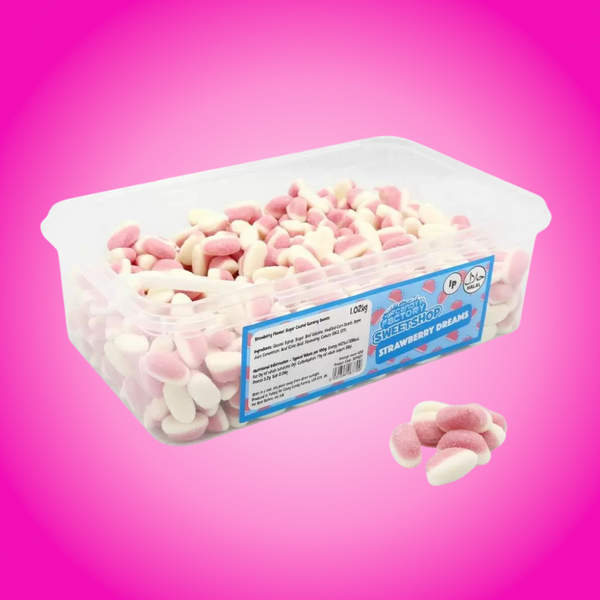Crazy Candy Factory Pick N Mix 1KG Tub - Strawberry Dreams