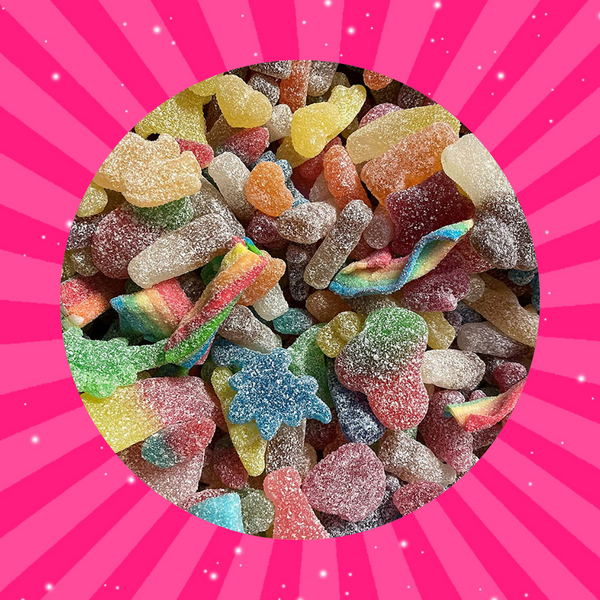 Groovy Sweets Pick N Mix Grab Bag - Fizzy Mix 250g