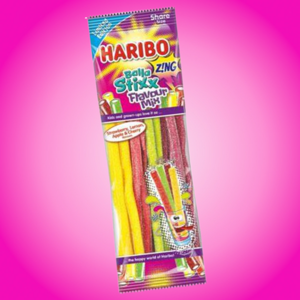 Limited Edition Haribo Balla Stixx Flavour Mix 140g
