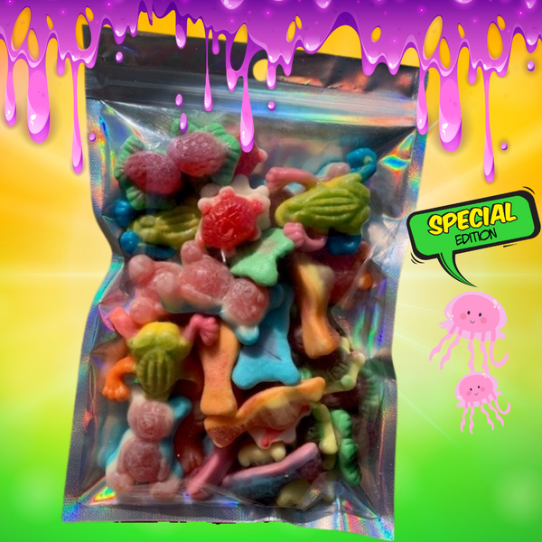 Limited Edition Groovy Sweets Pick N Mix Grab Bag - Jelly Filled Mix - 250g