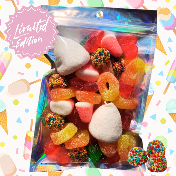 Limited Edition Groovy Sweets Pick N Mix Grab Bag - Knickerbocker Glory - 250g