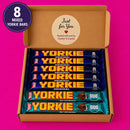 Yorkie Chocolate Selection Box -  Chocolate Postal Box - 8 x bars (full size) per box