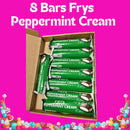 Fry's Peppermint Cream -  Chocolate Postal Box - 8 x 49g bars (full size) per box