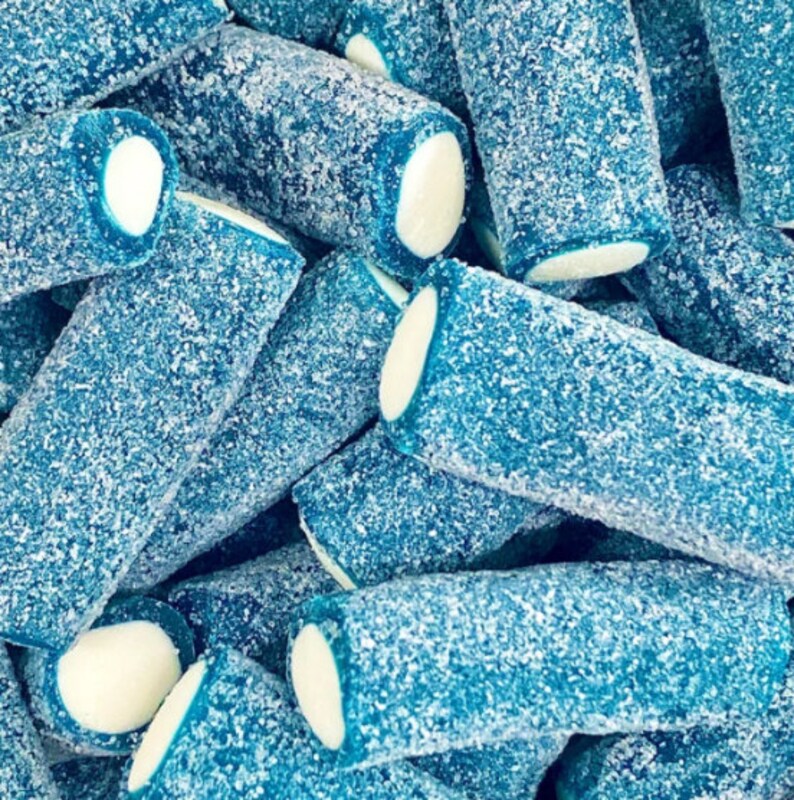 Groovy Sweets Pick N Mix Grab Bag - Blue Raspberry Rockets 250g