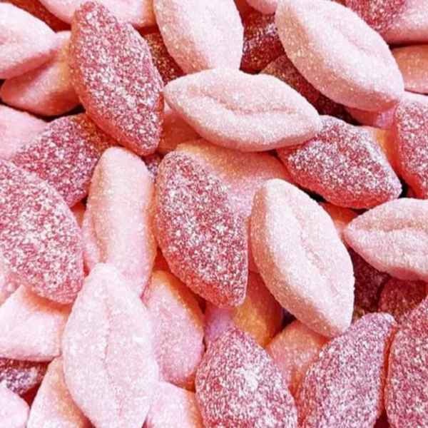 Groovy Sweets Pick N Mix Grab Bag - Strawberry & Cherry Big Lips 250g