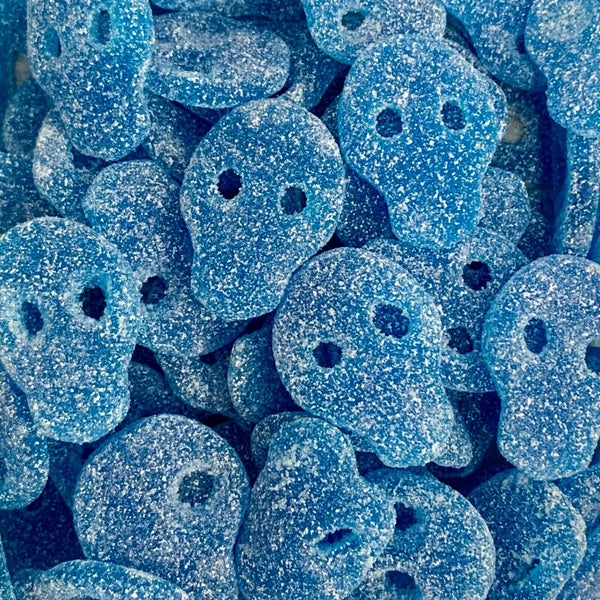 Groovy Sweets Pick N Mix 1KG Grab Bag - Fizzy Blue Raspberry Skulls
