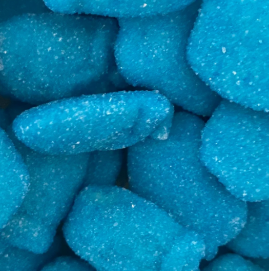 Groovy Sweets Pick N Mix Grab Bag - Sugared Foam Blue Raspberries 250g