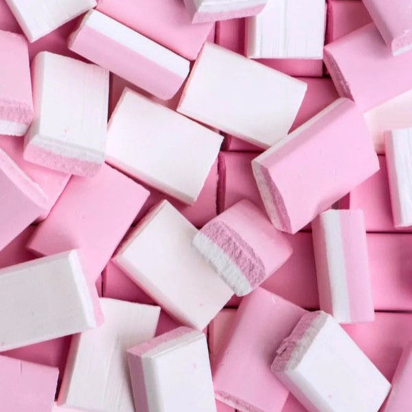 Fizzy Strawberry Sherbet Blocks x 9